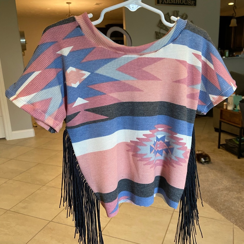Baby toddler fringe shirt